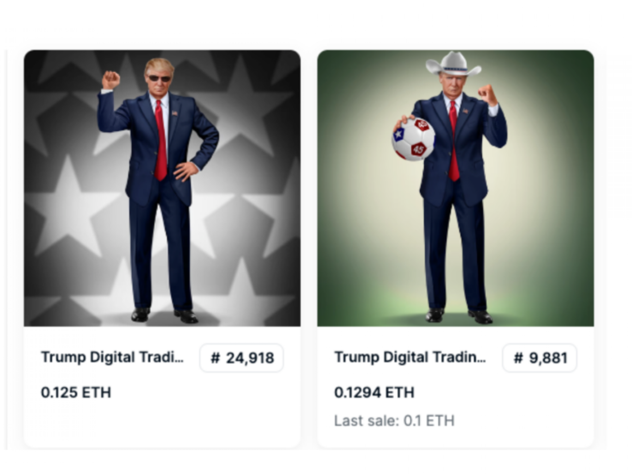 Trump Wins Super Tuesday, NFTs Rise In Value: Here’s How Much A Trump Digital Trading Card Costs